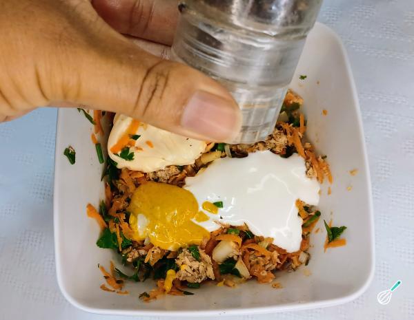 Receita de Patê de sardinha com maionese e cenoura - Passo 4