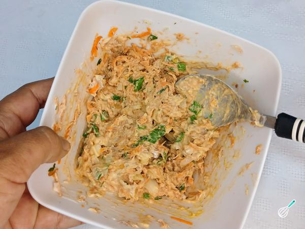 Receita de Patê de sardinha com maionese e cenoura - Passo 5