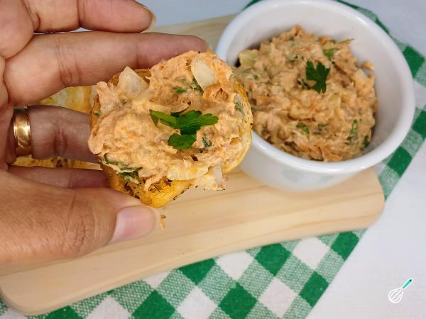 Receita de Patê de sardinha com maionese e cenoura - Passo 6