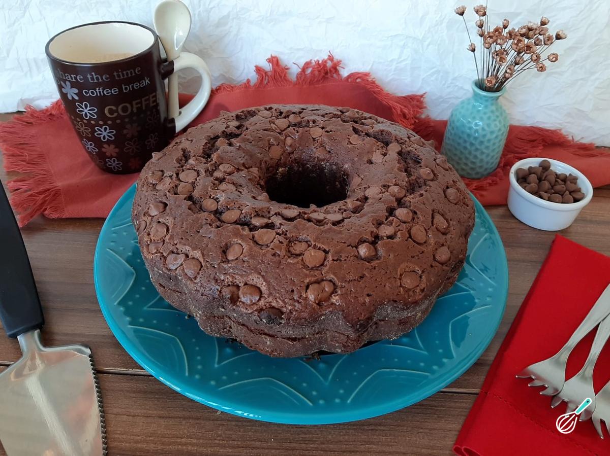 Receita de Bolo de chocolate com iogurte natural