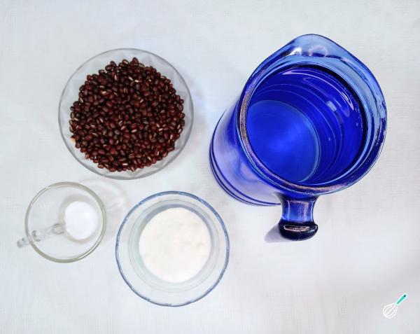 Receita de Feijão doce japonês - Passo 1