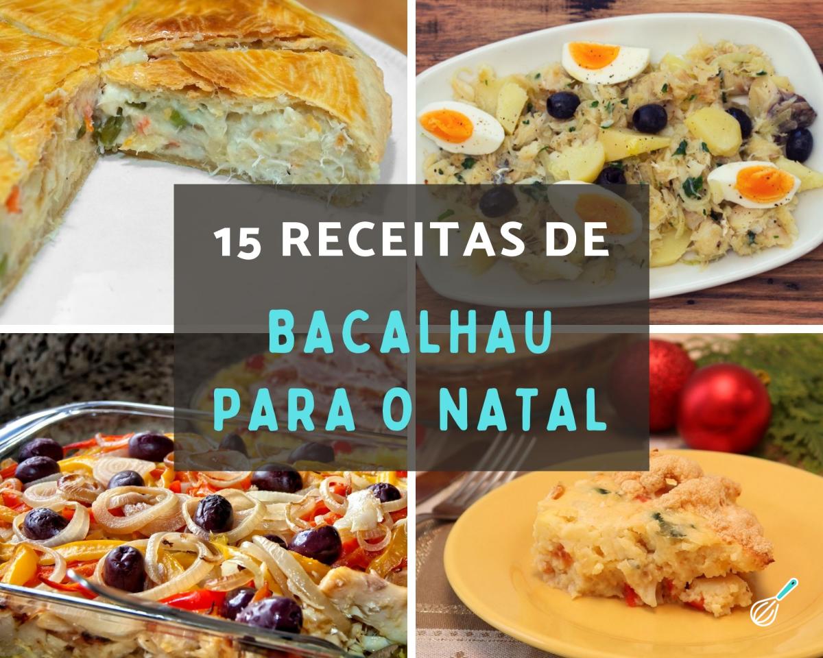 15 receitas de bacalhau para o Natal