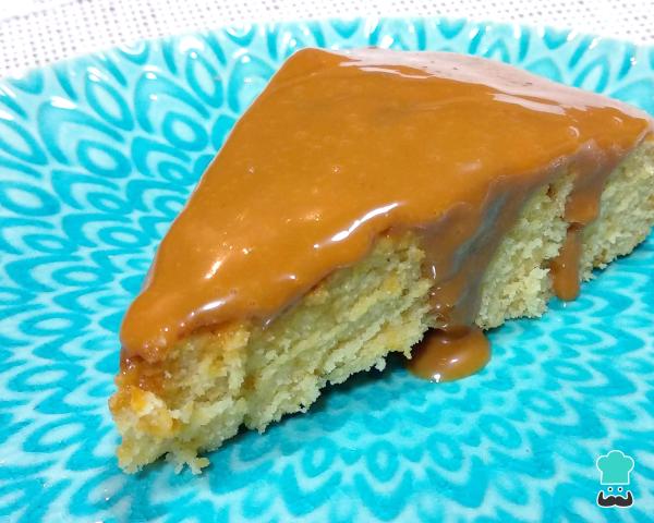 Receita de Bolo de leite Ninho com doce de leite