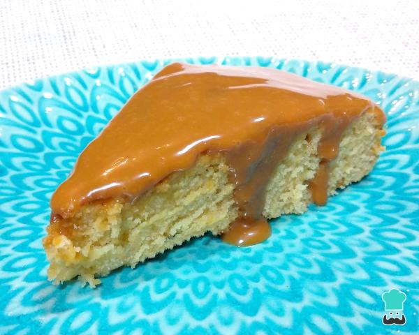 Receita de Bolo de leite Ninho com doce de leite - Passo 5
