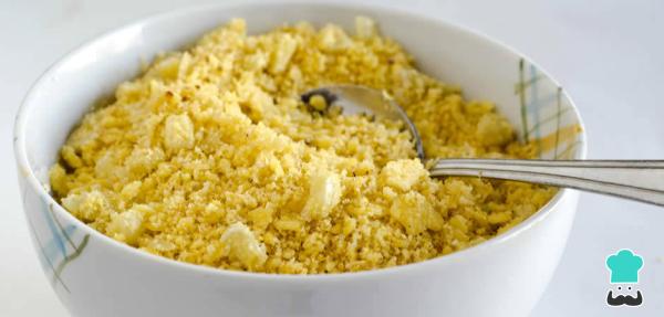 Receita de Farofa de milho