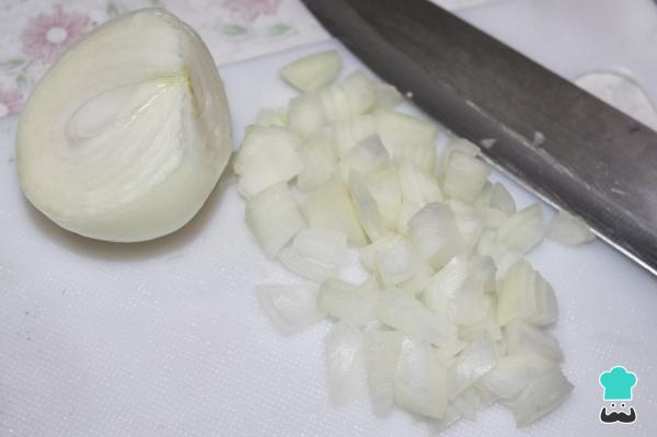 Receita de Farofa de milho - Passo 1