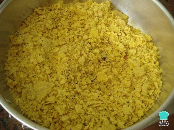 Receita de Farofa de milho - Passo 3