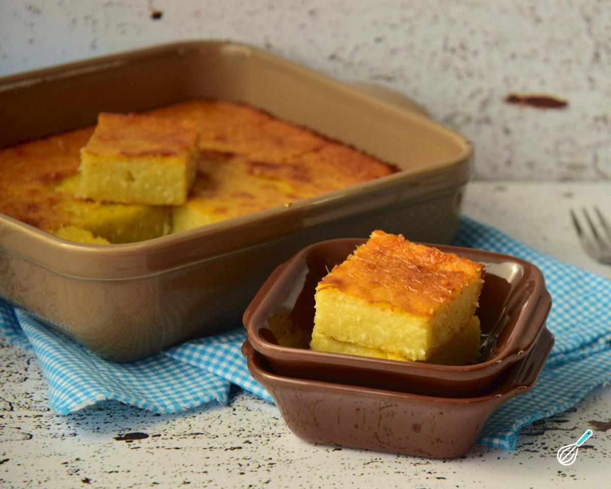 Receita de Bolo de mandioca crua