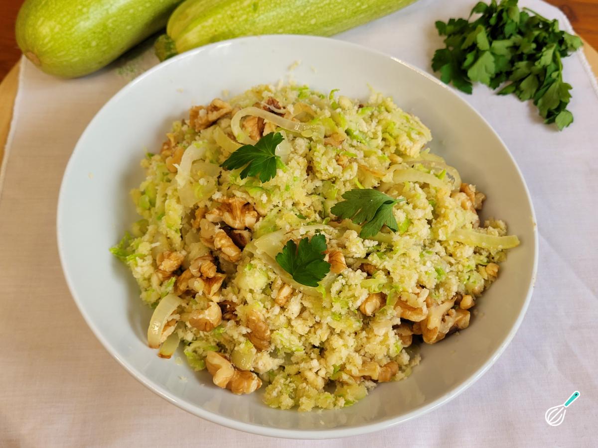 Receita de Farofa de abobrinha