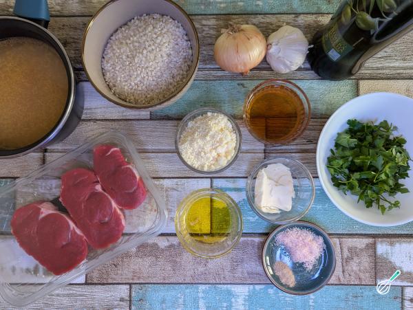 Receita de Risoto de filé mignon e parmesão - Passo 1