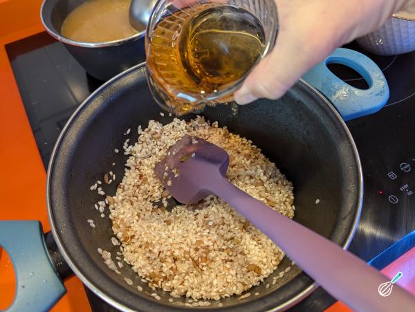 Receita de Risoto de filé mignon e parmesão - Passo 6