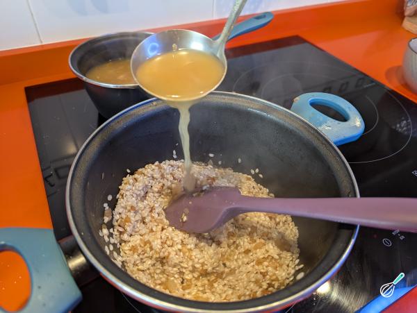 Receita de Risoto de filé mignon e parmesão - Passo 7