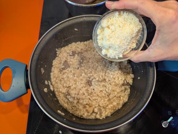Receita de Risoto de filé mignon e parmesão - Passo 9
