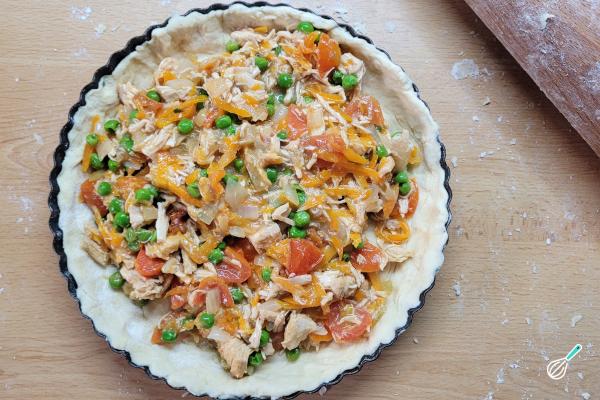 Receita de Torta de frango assada - Passo 18