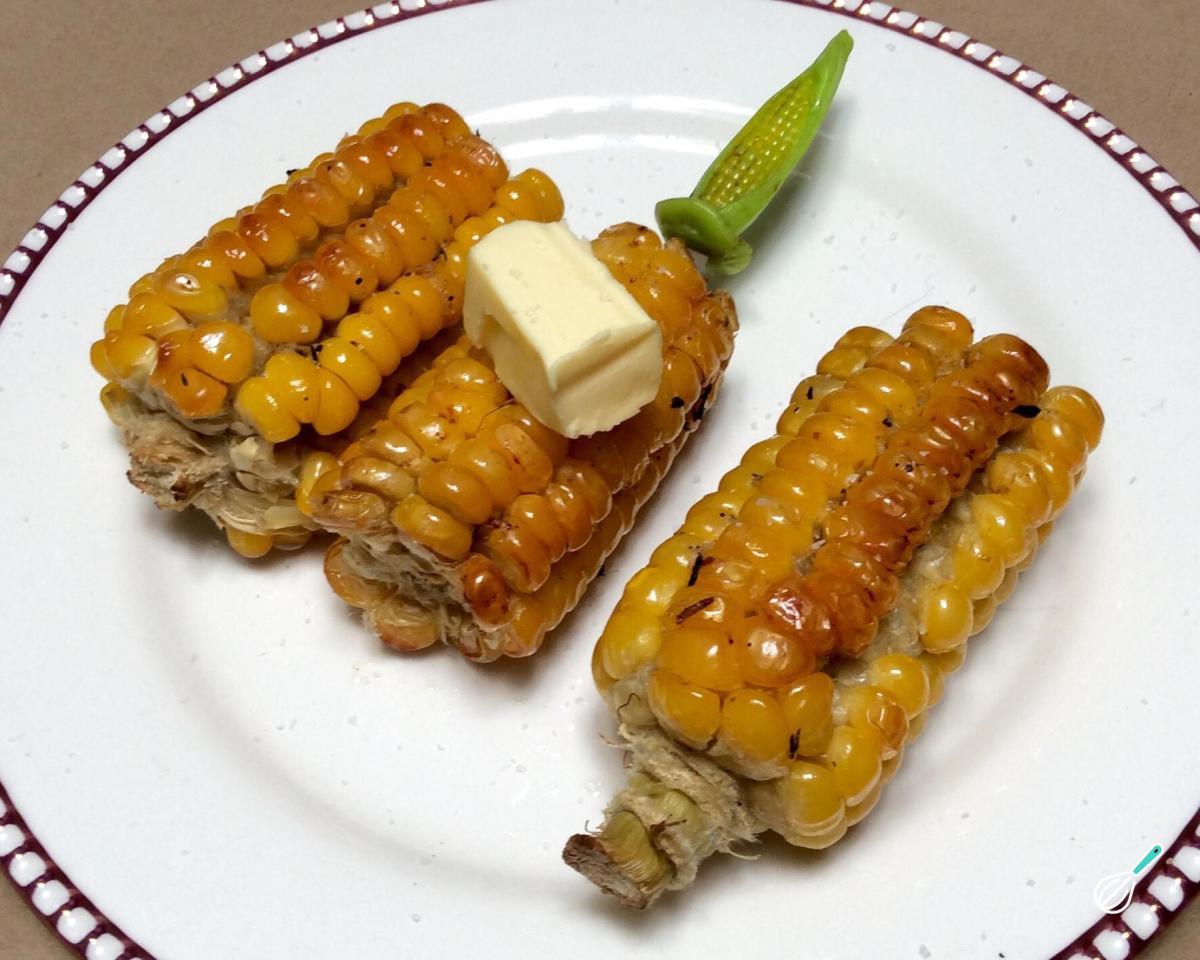 Receita de Espiga de milho no forno