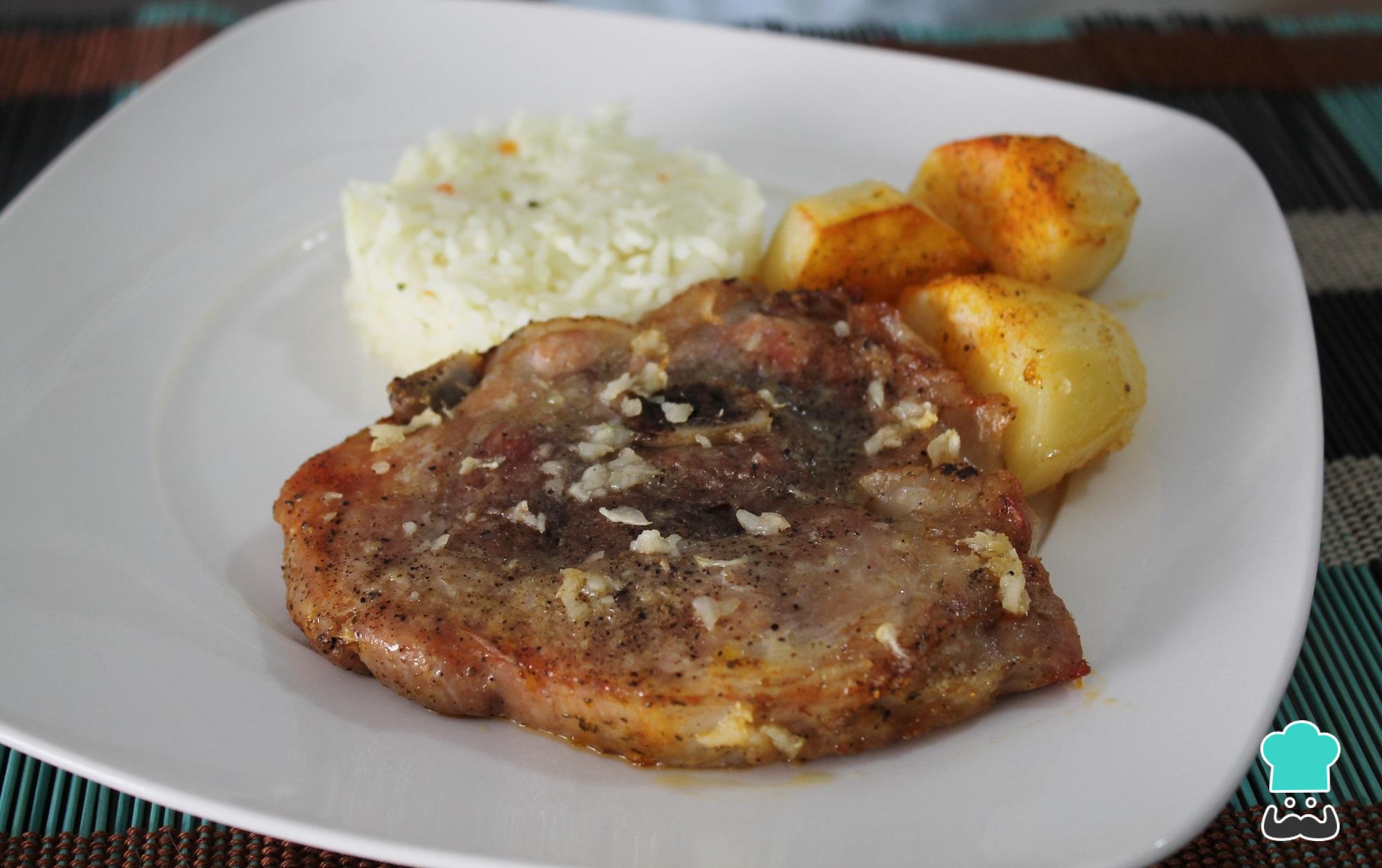 Bisteca De Porco Fogo De Chao Bisteca de porco no forno - Fácil