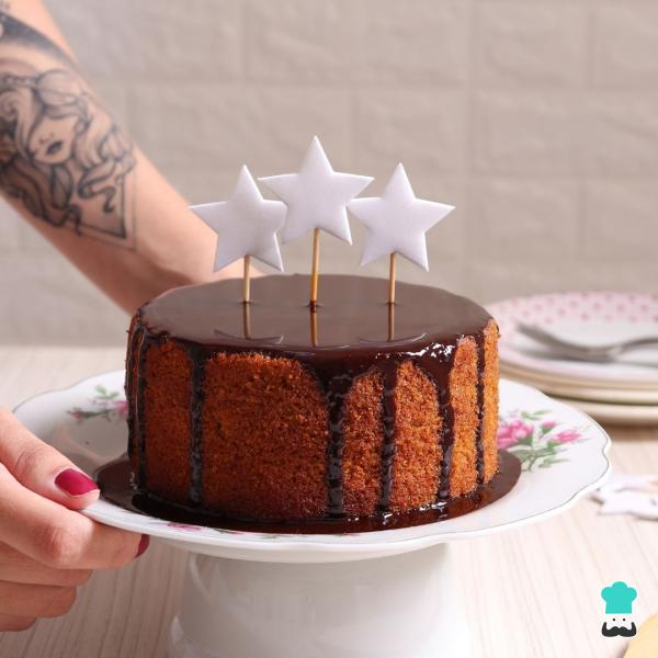 Receita de Bolo de cenoura sem ovos