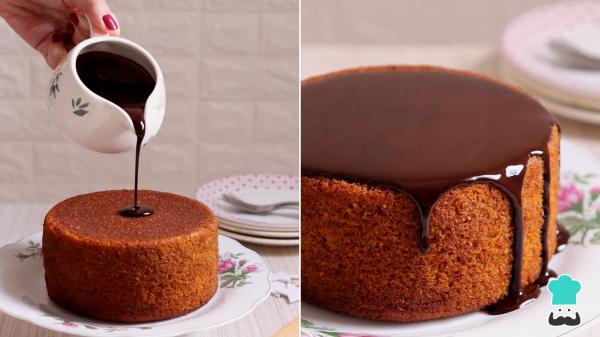 Receita de Bolo de cenoura sem ovos - Passo 11