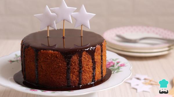 Receita de Bolo de cenoura sem ovos - Passo 12