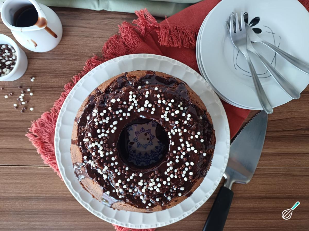 Receita de Bolo de chocolate na airfryer