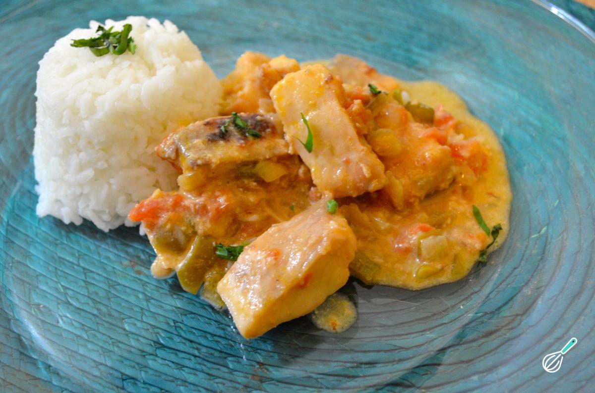 Receita de Peixe com leite de coco simples