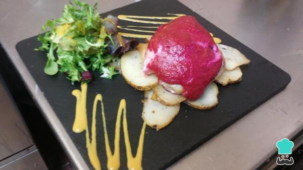 Receita de Bacalhau com aioli e beterraba - Passo 6