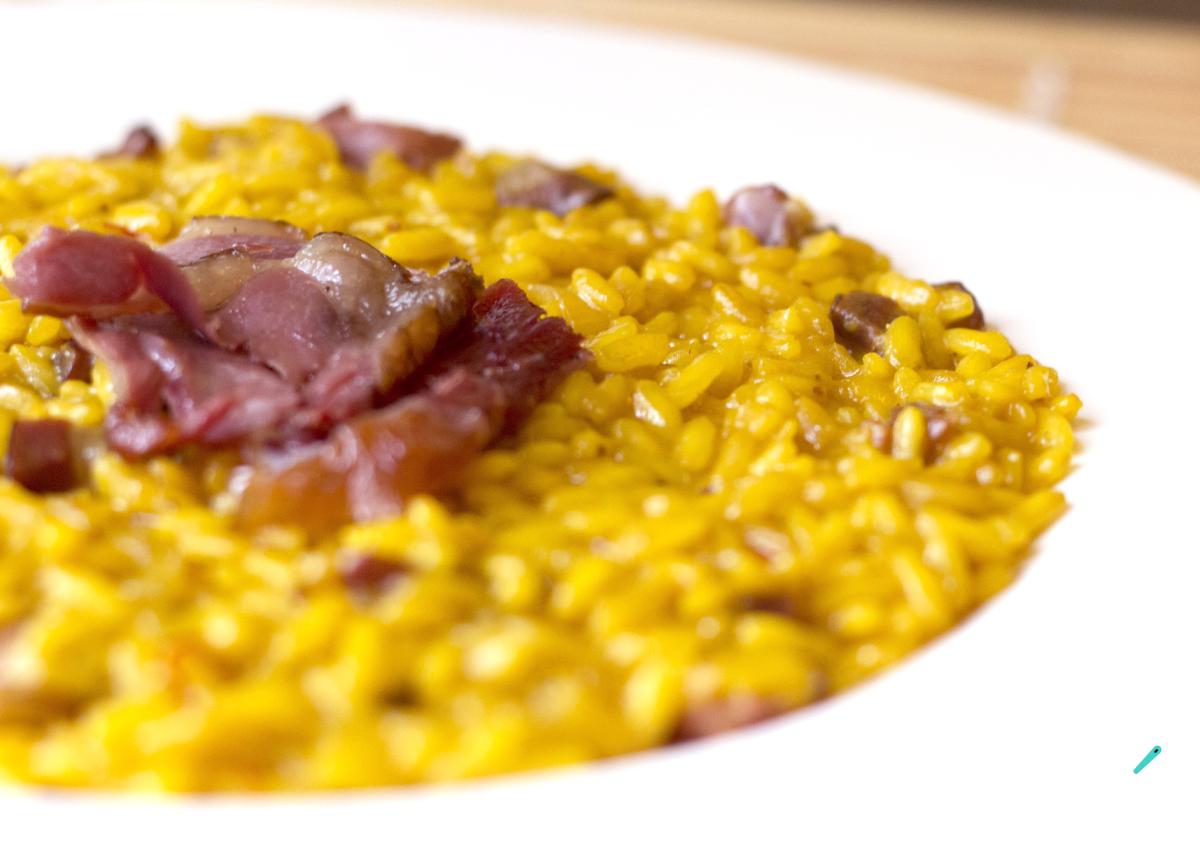 Receita de Risoto de açafrão