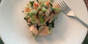 Receita de Salada de legumes e frango