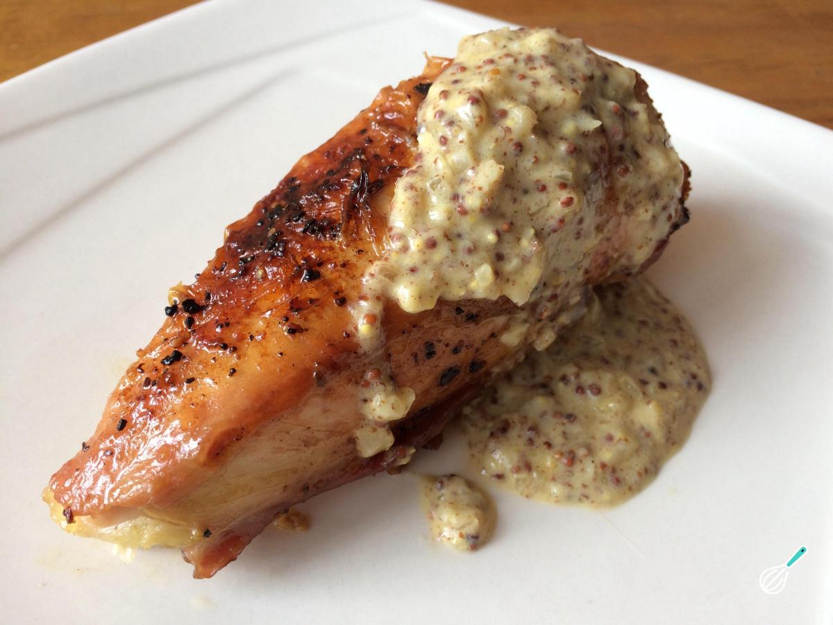 Receita de Frango com mostarda ancienne