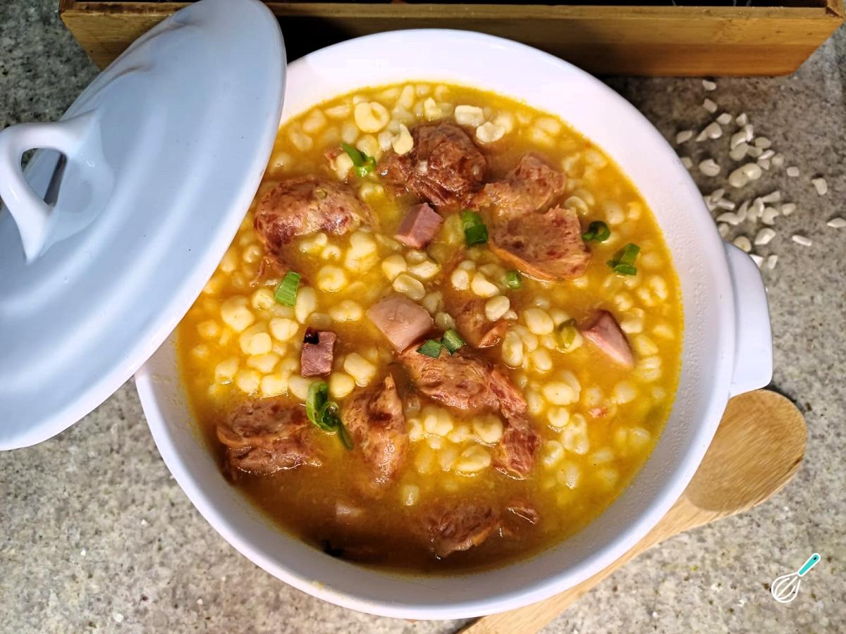 Receita de Canjica salgada