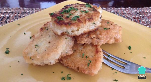 Receita de Nuggets de queijo e arroz