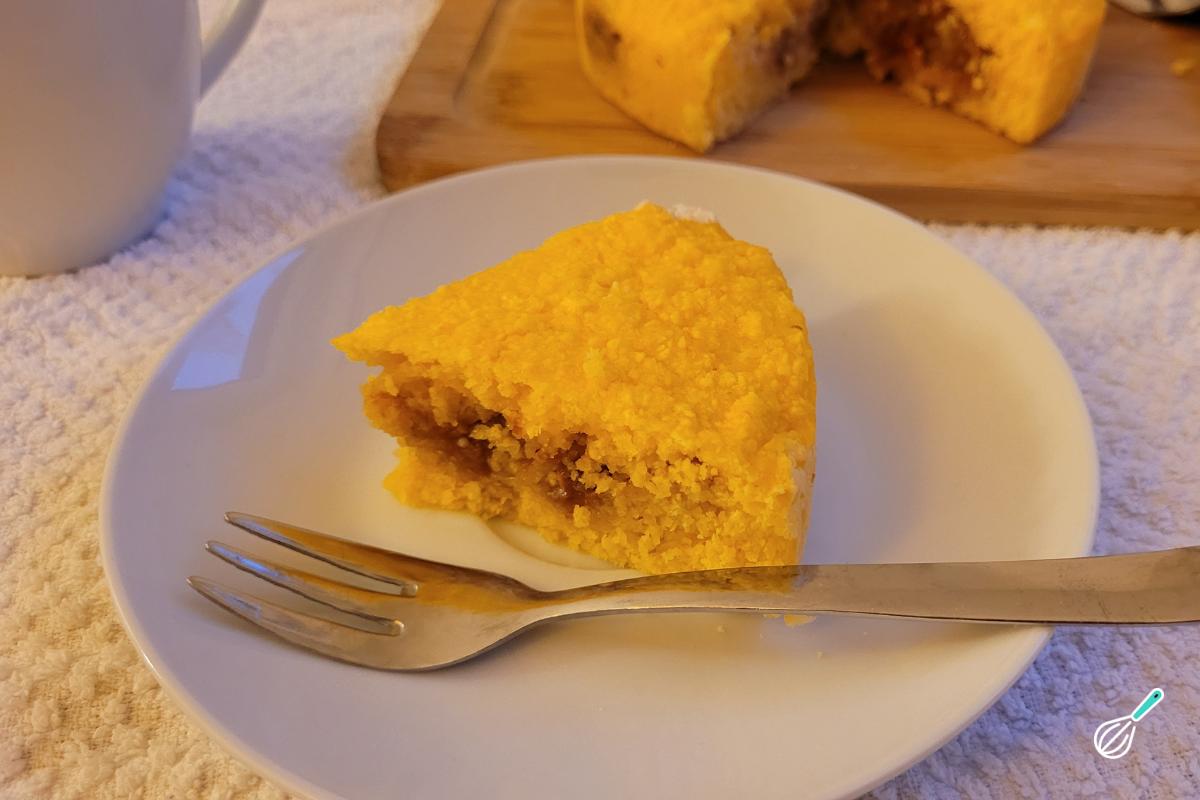 Receita de Bolo de milho de requeijão e flocão