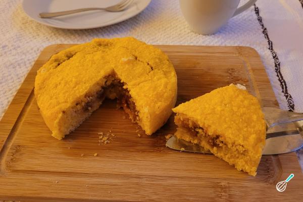 Receita de Bolo de milho de requeijão e flocão - Passo 7