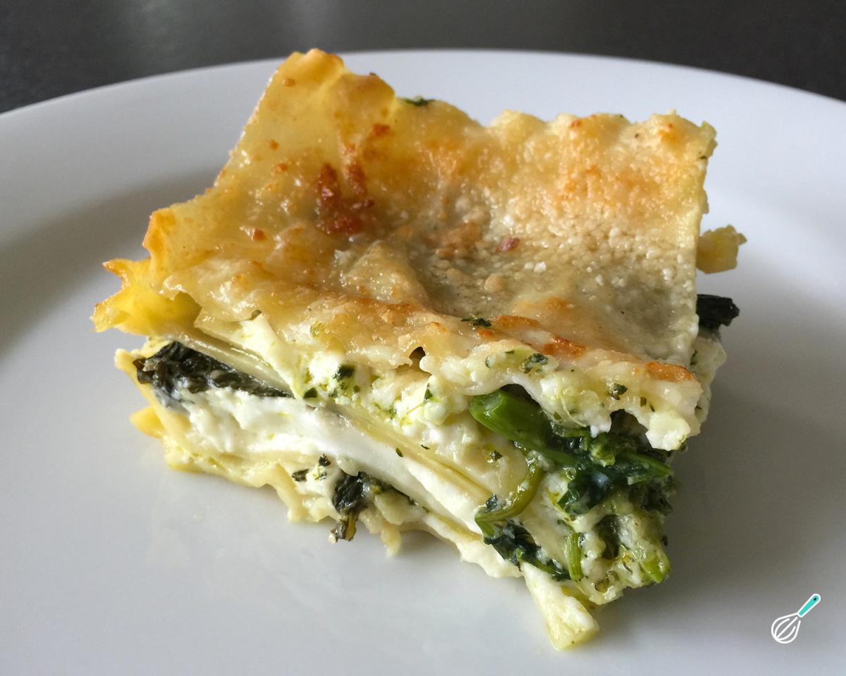 Receita de Lasanha de brócolis com queijo