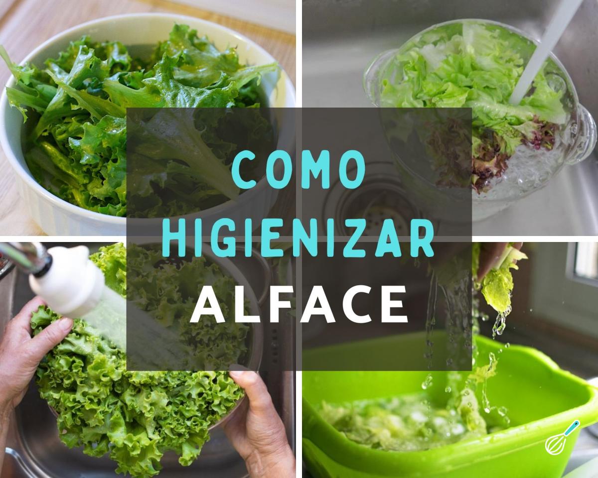 Como higienizar alface