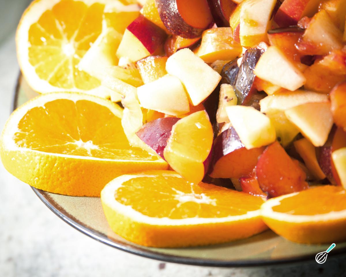 Receita de Salada de frutas com leite condensado