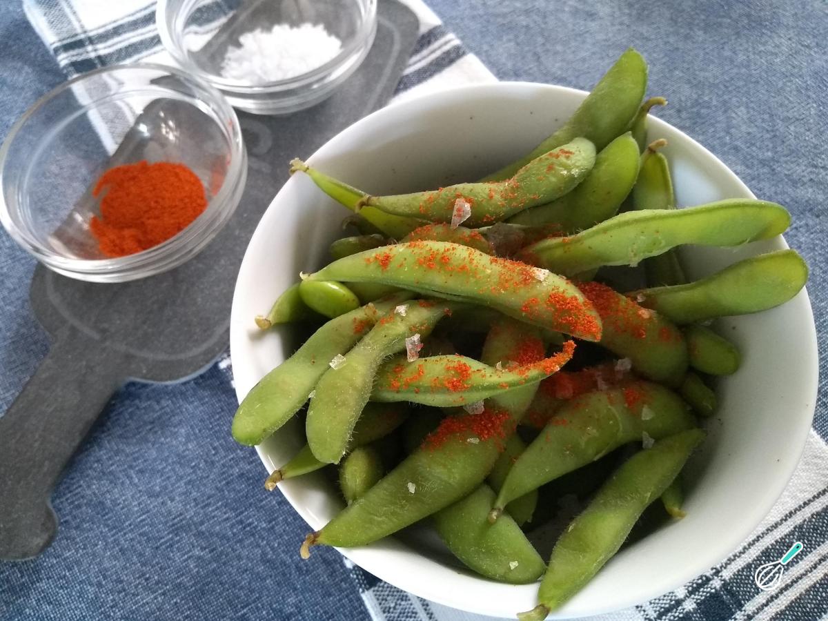 Receita de Soja edamame