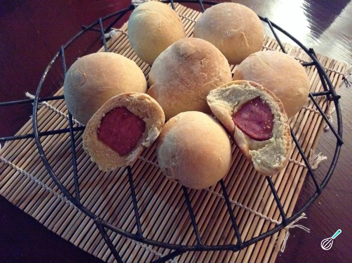 Receita de Pão de salsicha