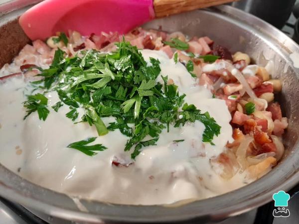 Receita de Batata gratinada com bacon e requeijão - Passo 5