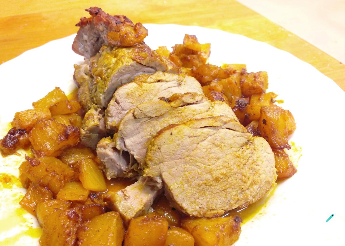 Receita de Filé mignon suíno com abacaxi