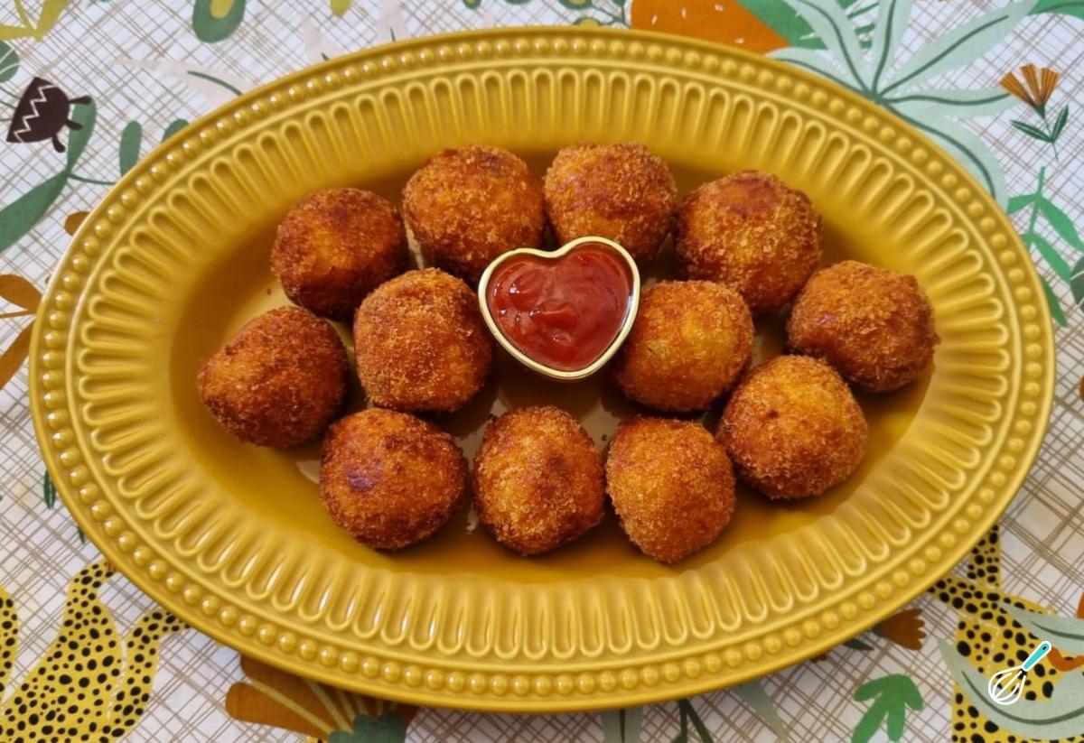 Receita de Arancini de queijo