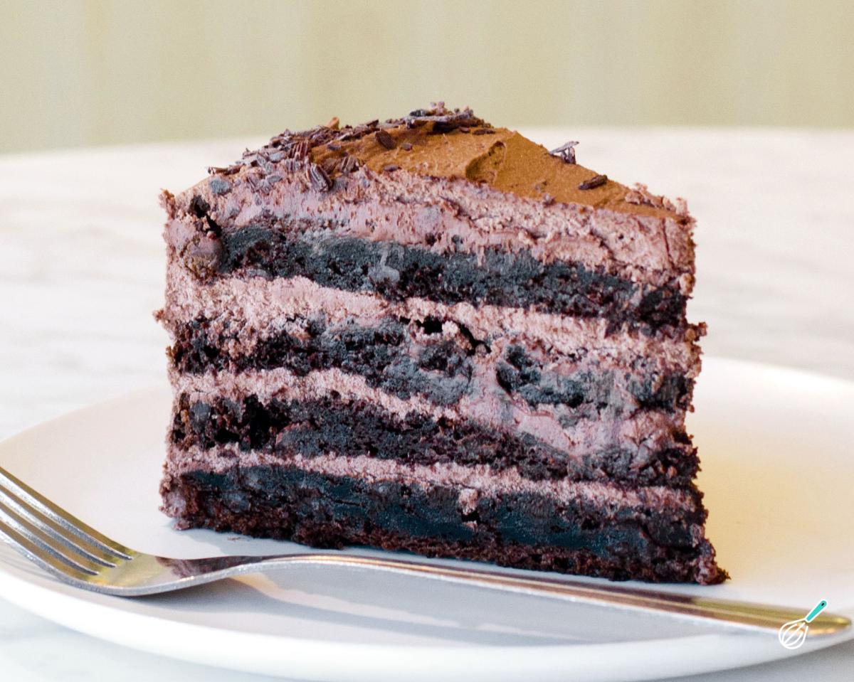 Receita de Bolo de chocolate recheado com mousse de chocolate