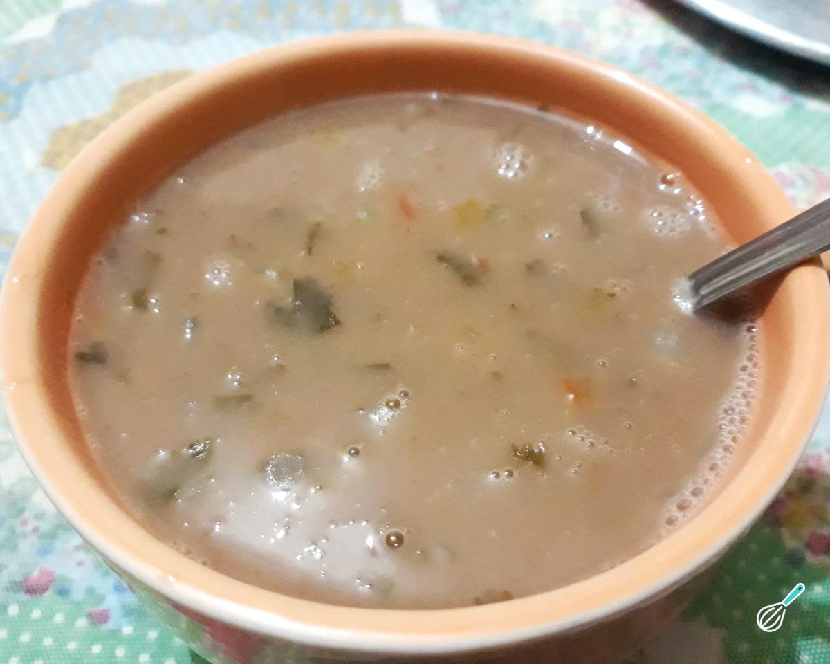 Receita de Caldo de feijão batido no liquidificador