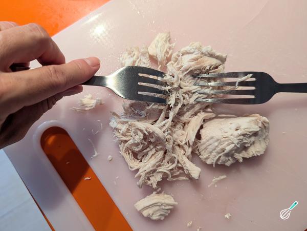 Receita de Salada com frango desfiado - Passo 3