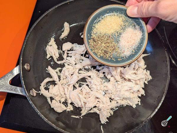 Receita de Salada com frango desfiado - Passo 4