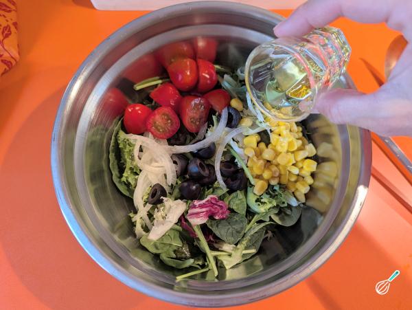 Receita de Salada com frango desfiado - Passo 6