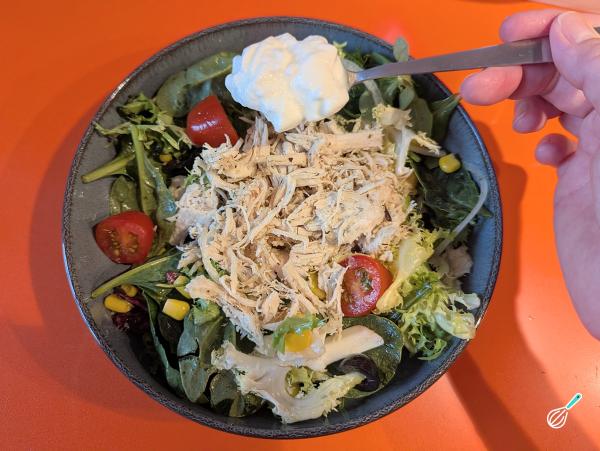 Receita de Salada com frango desfiado - Passo 8