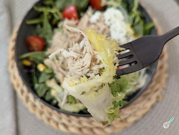 Receita de Salada com frango desfiado - Passo 9