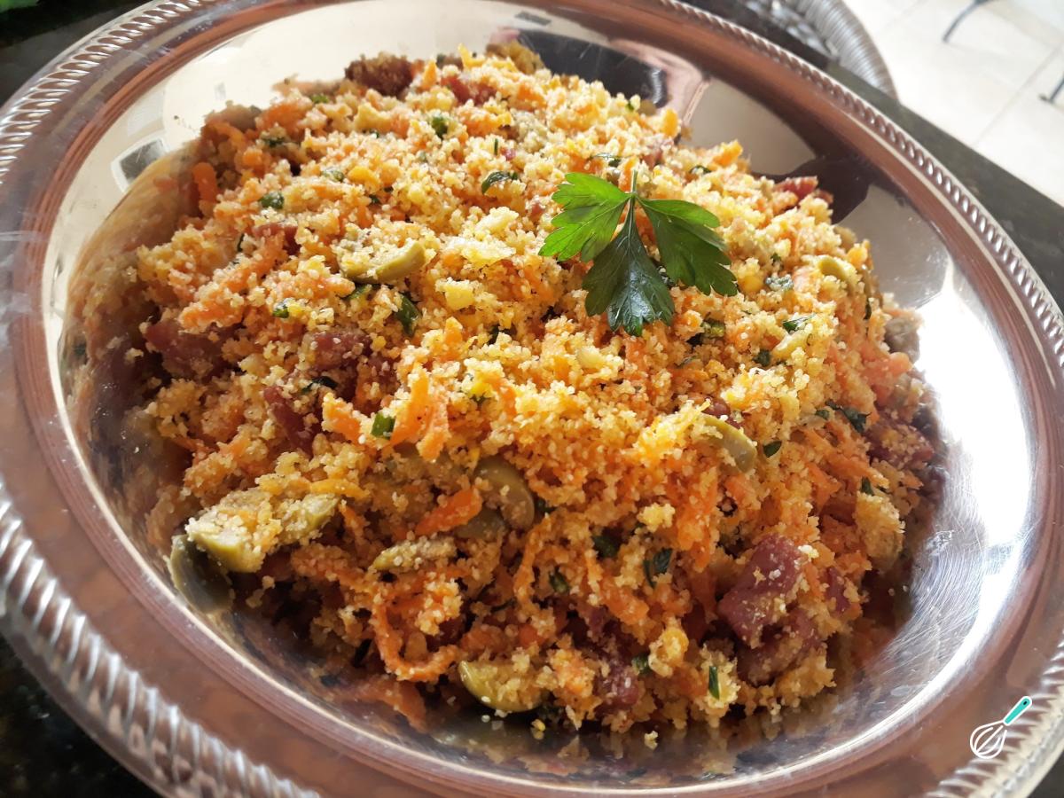 Receita de Farofa para rechear frango