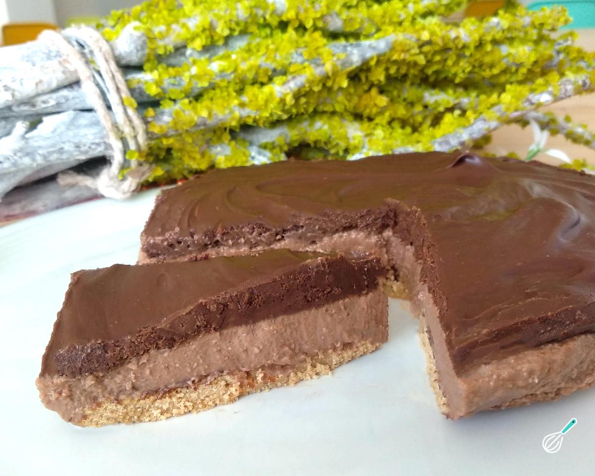 Receita de Sobremesa gelada de chocolate rápida